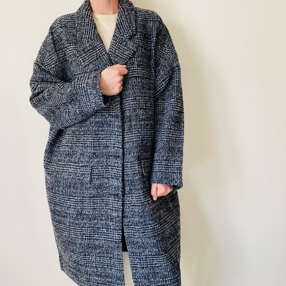 Levi's Jackets & Blazers - New Levi’s Wool Plaid Design Cocoon Classic Relaxed Fit Coat